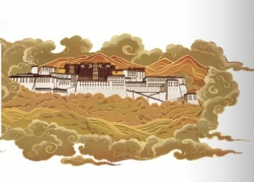 天上西藏文创主视觉